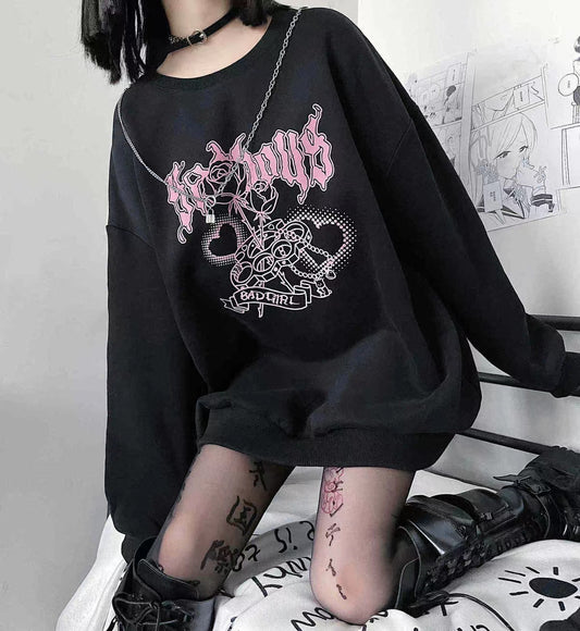 Cute Black Subcal Sweater